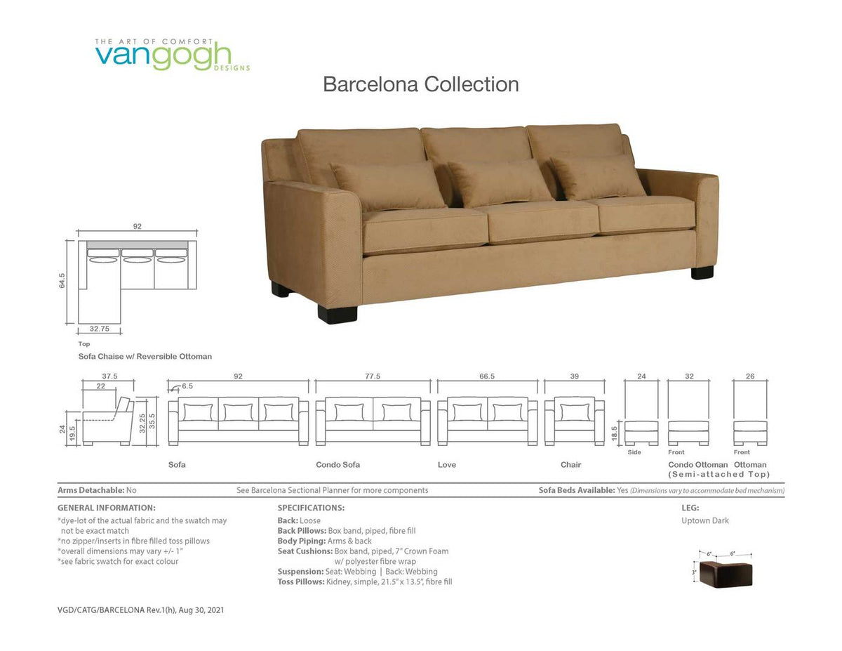 Barcelona - Custom Sectional