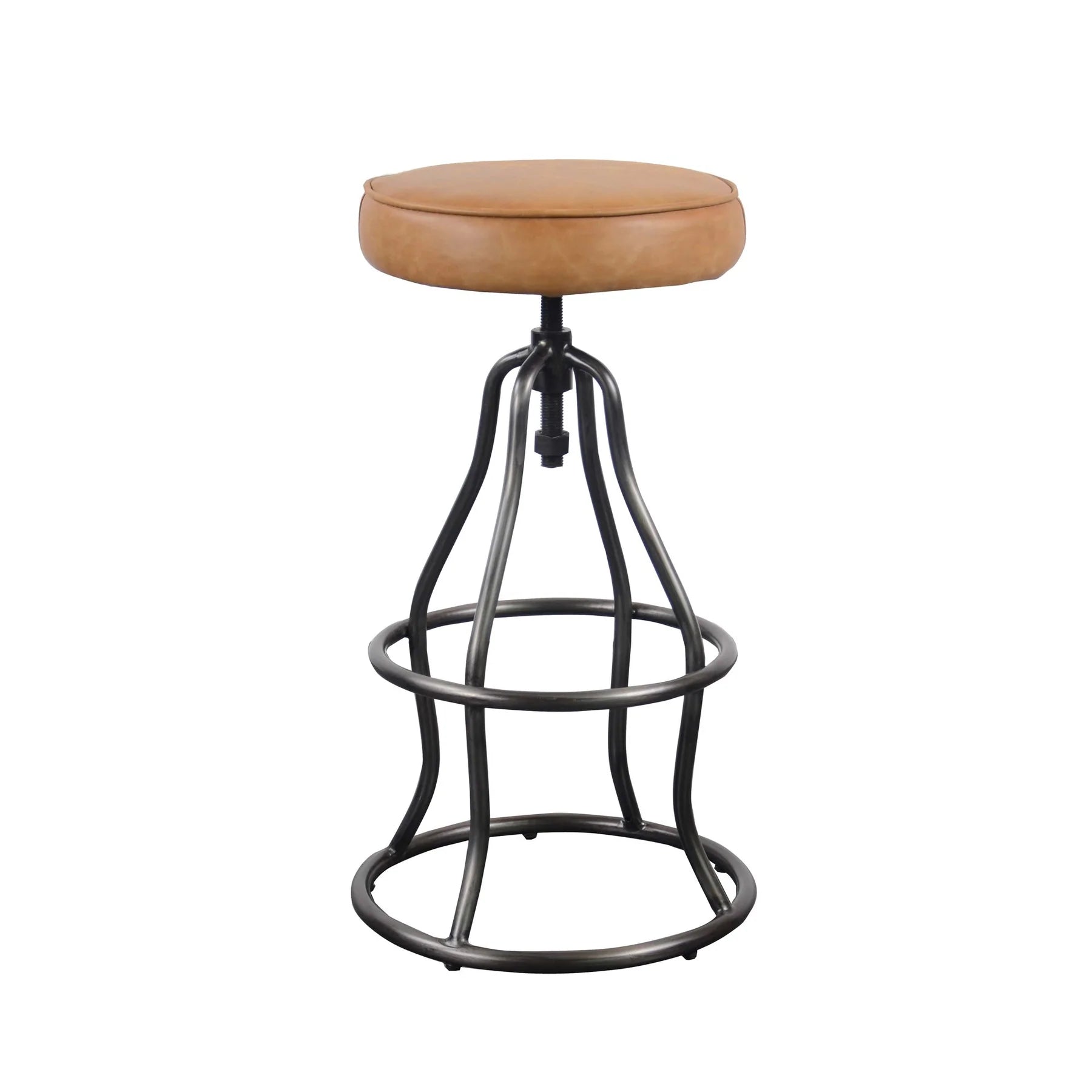 Bowie Counter/Bar Stool Distressed Tan Leather