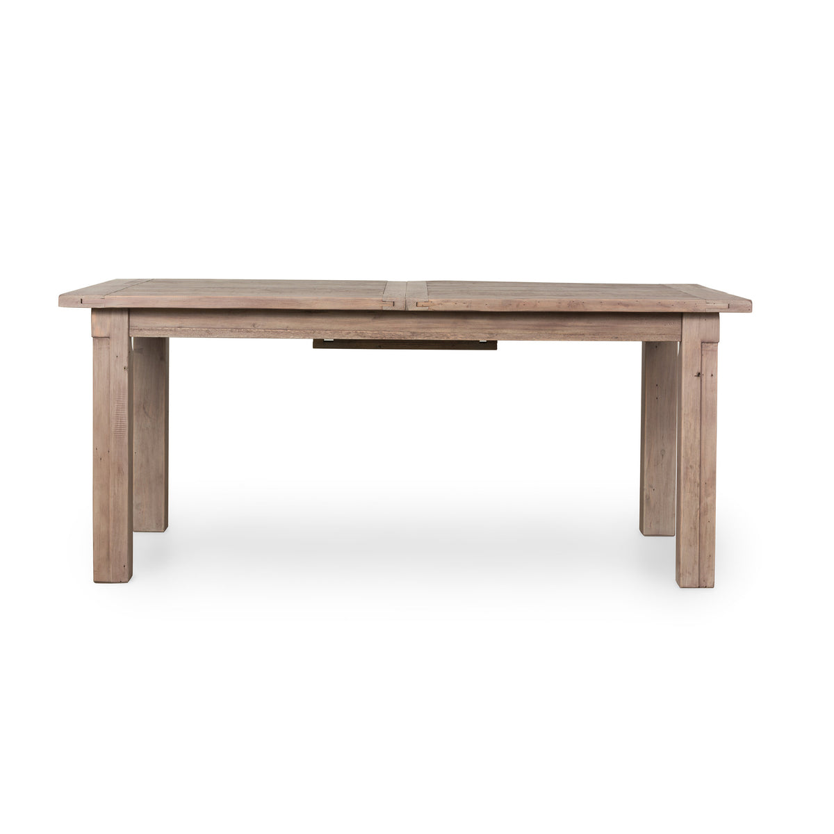 Farmhouse Collection Extendable Dining Table in Rustic Sundried Ash