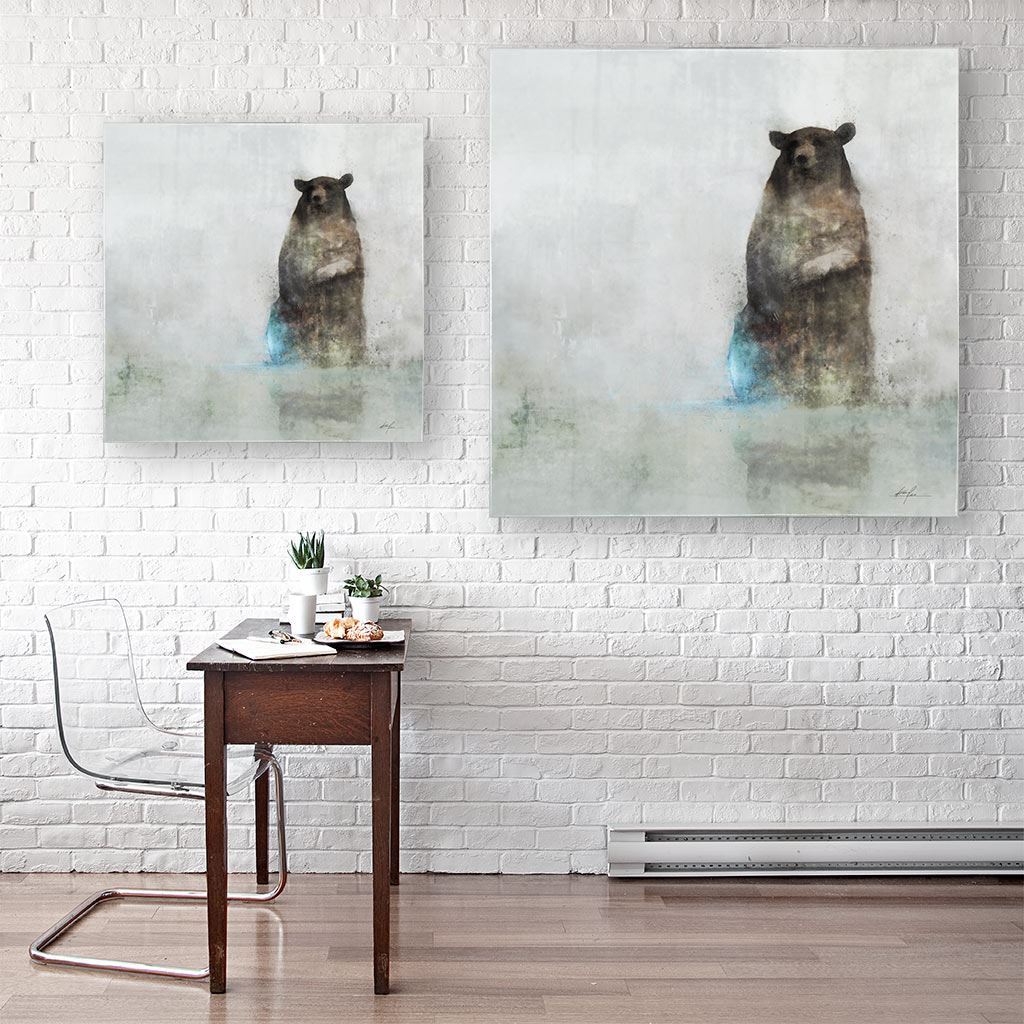 Friendly Bear ( Two Sizes) | Grizzly Bear Art