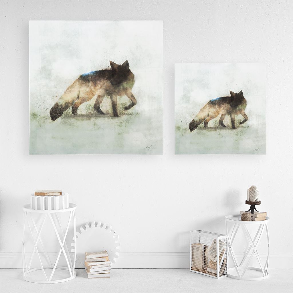 Friendly Fox {Two Sizes} | Fox Art Canvas