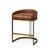 Hollyfield Bar Stool- Brown Leather