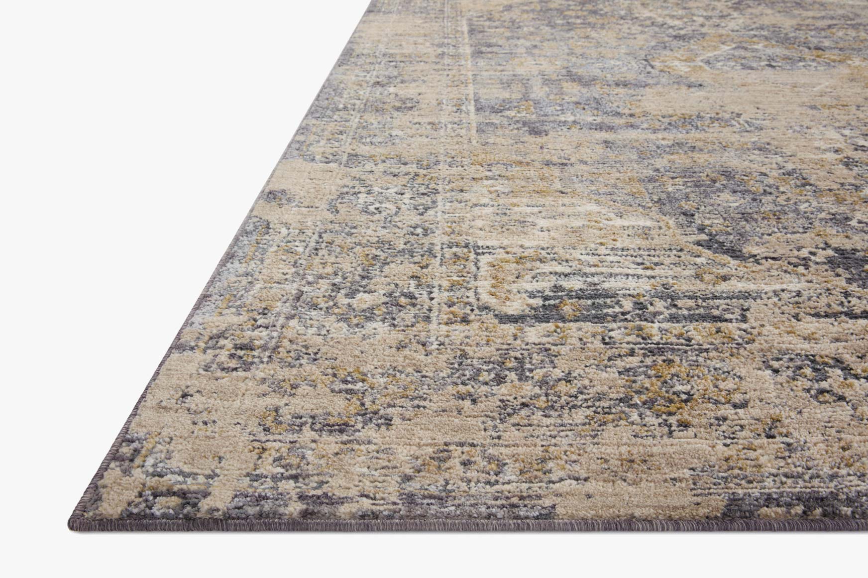 Indra Area Rug Charcoal / Natural