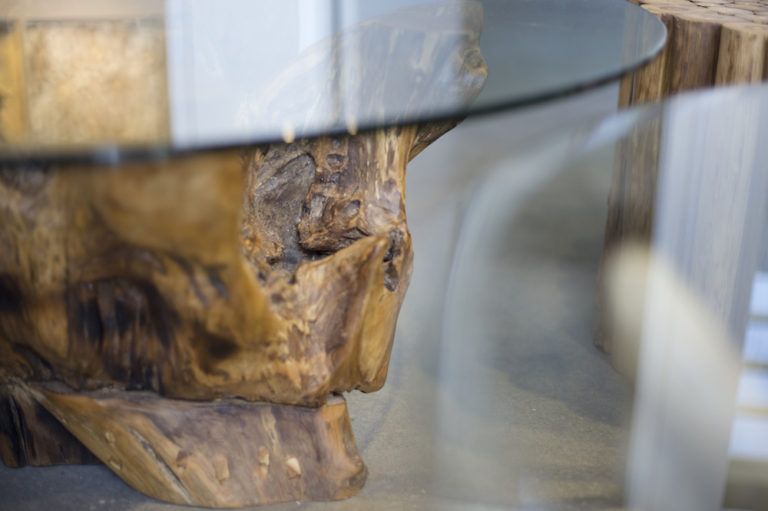 Natura Round Teak Root Coffee Table