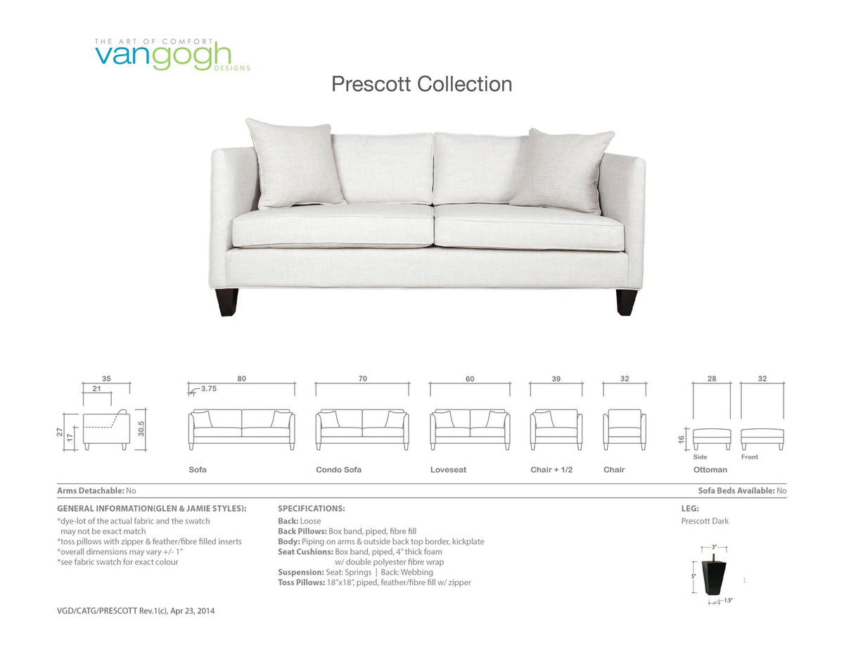 Prescott - Custom Sofa