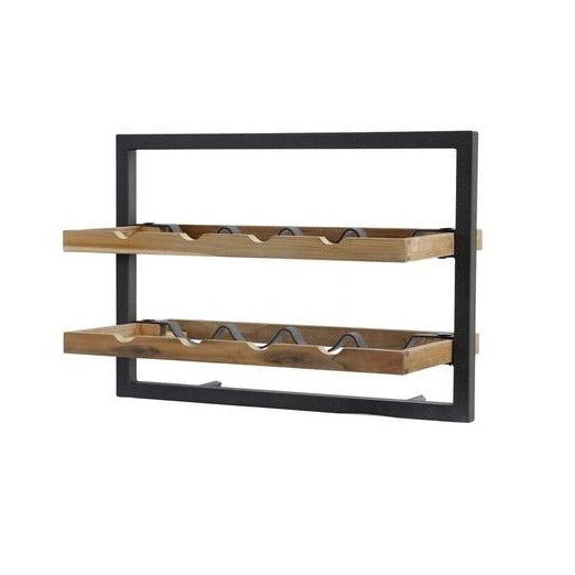 D-Bodhi Metal Frame Wall Wine Rack (type C)